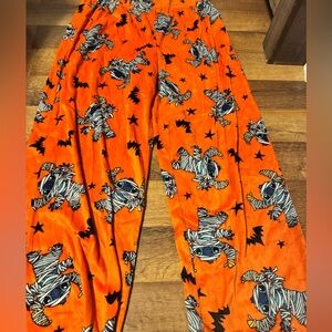 Disney Orange Halloween Mummy Pants